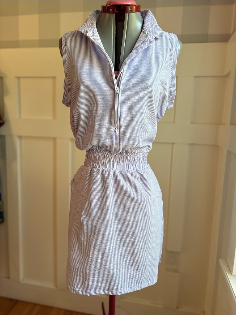 Fore the Girls Golf Dress Lavender Large - Picture 4 of 7